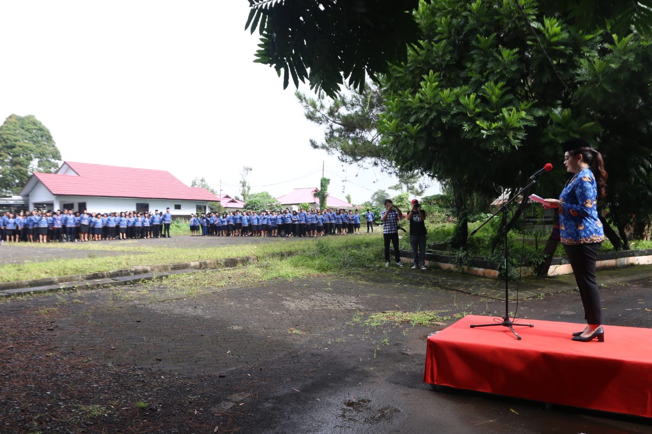 Pemkot Tomohon Gelar Apel Korpri, Rumajar Jadi Pembina Upacara