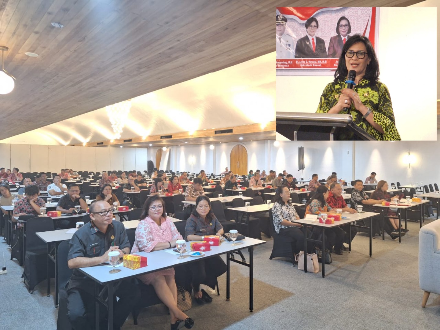 Sekda Lynda Watania Buka Sosialisasi Penggunaan Barang Milik Daerah bagi ASN Minahasa