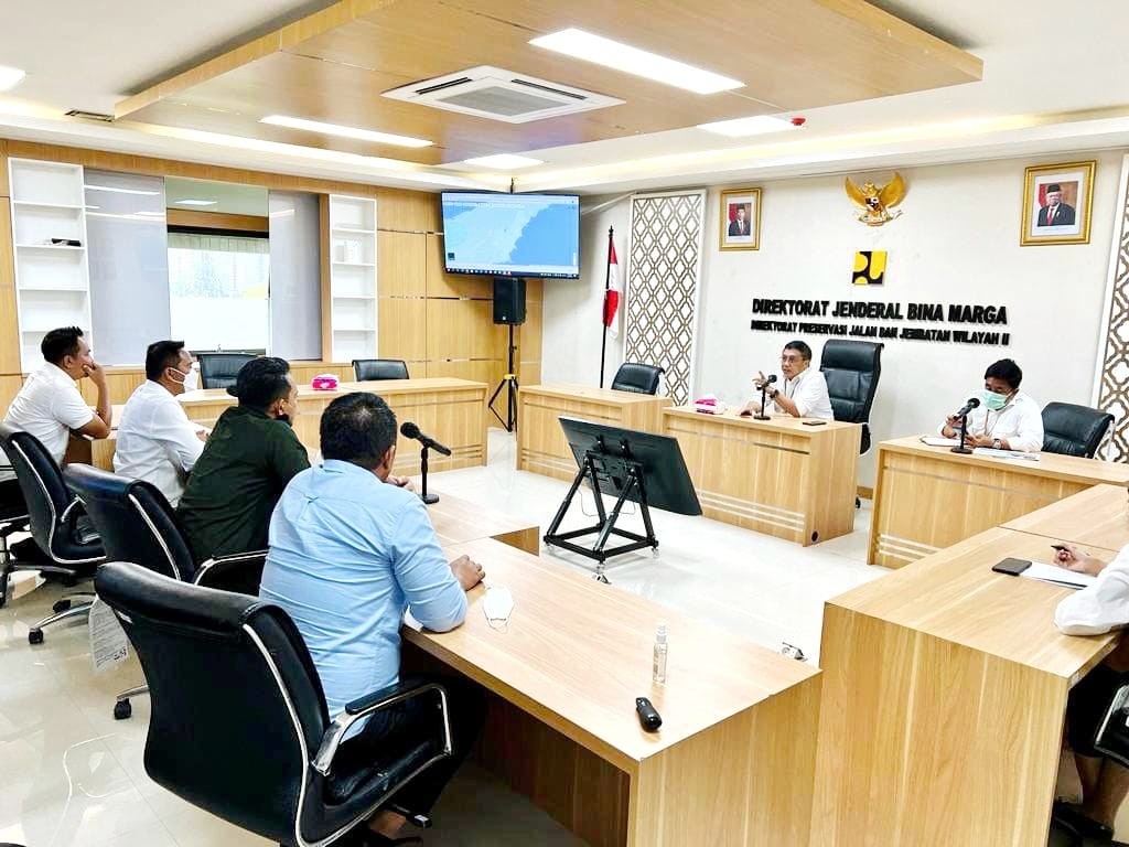 Matangkan Perencanaan Pelebaran Jalan, Bupati Sachrul Temui Direktur Preservasi Kementerian PUPR