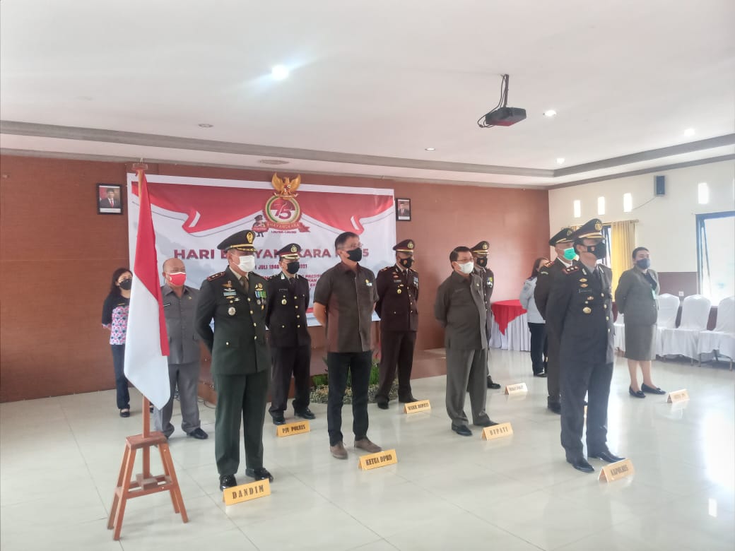 HUT Bhayangkara ke-75, Jajaran Polres Minahasa Diarahkan Presiden
