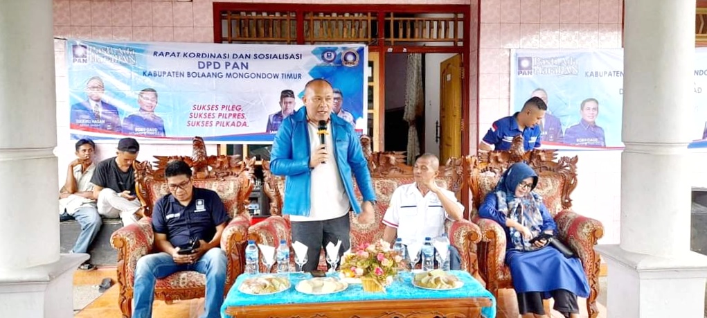 PAN Boltim Dukung Penuh Kebijakan Bupati Mamonto