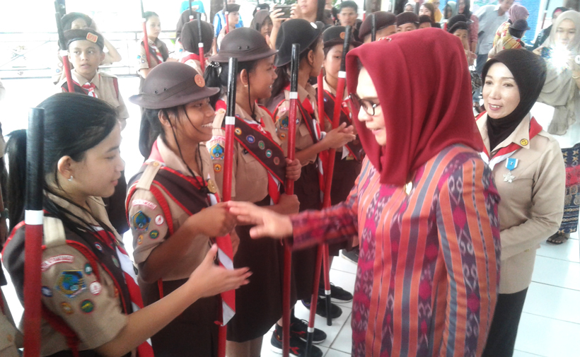 Tatong Lepas Peserta Pramuka Jamnas Utusan Kotamobagu