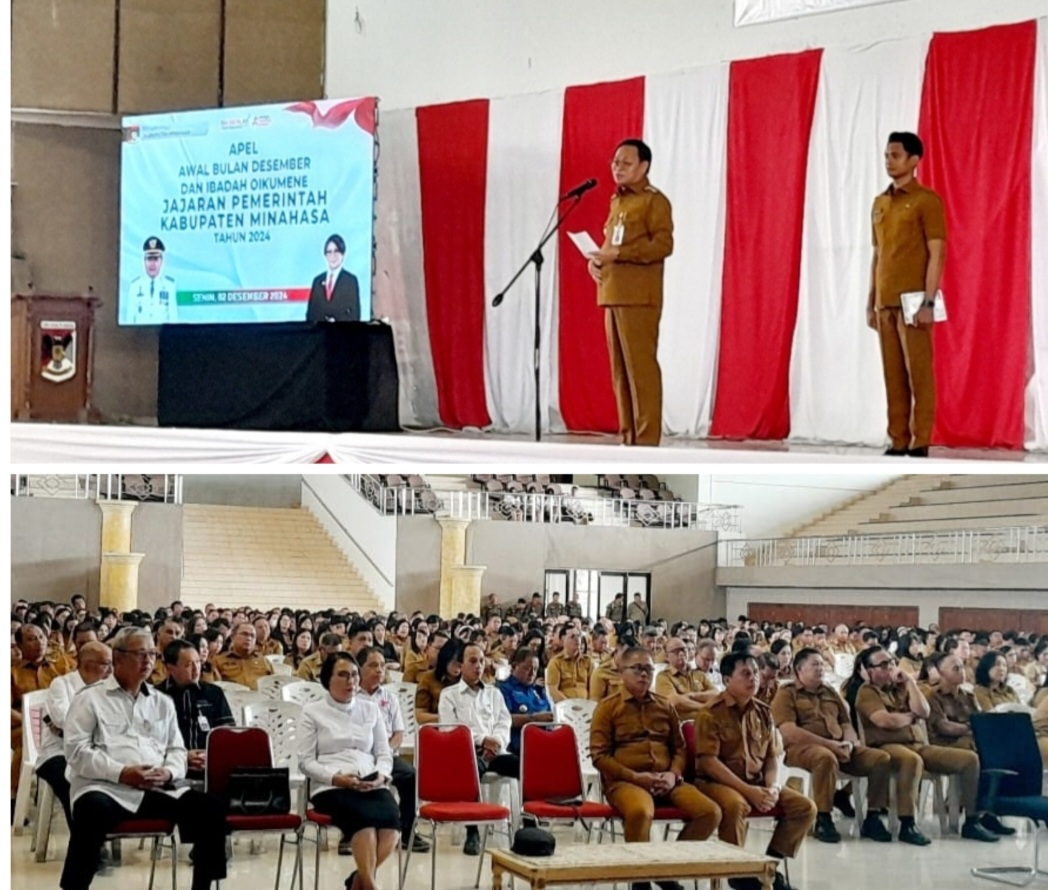 Pimpin Apel Awal Bulan Desember, Pj Bupati Noudy Tendean Sampaikan Hal Ini