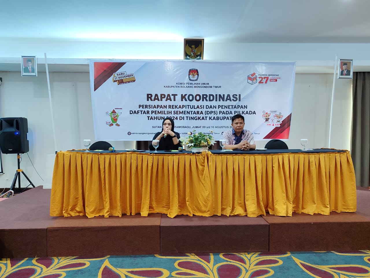 Gelar Rakor, KPU Boltim Pastikan Daftar Pemilih Pilkada Sesuai Prosedur dan Valid 