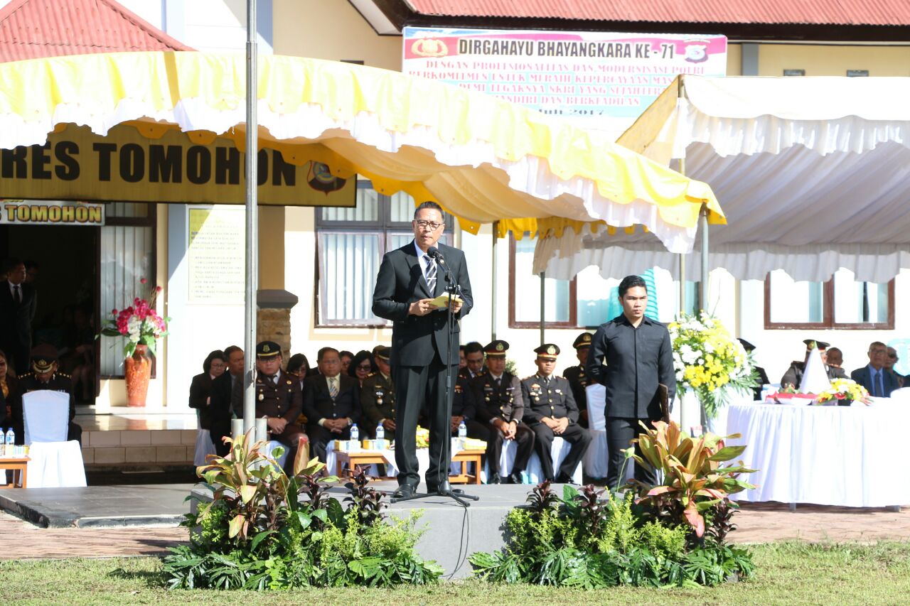 Wali Kota JFE Irup HUT Polri ke-71