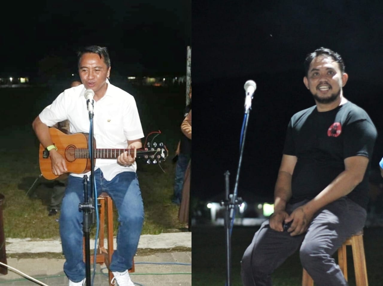 Bantu Kegiatan Amal di Nuangan, Bupati Boltim dan RASA Sumbangkan Lagu 