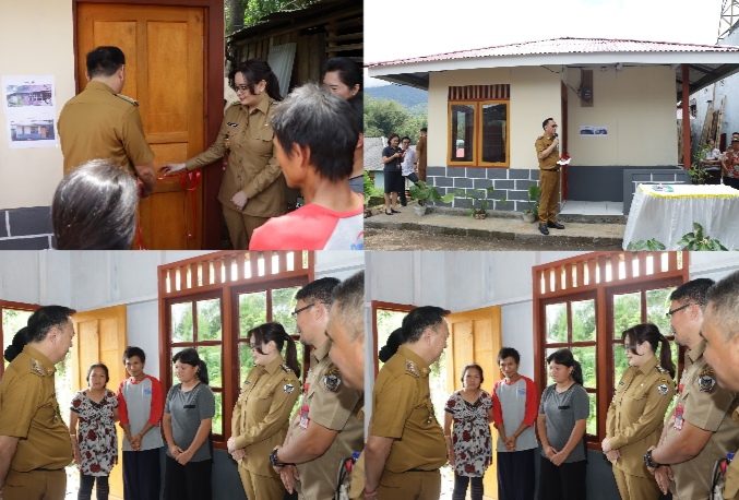 Realisasikan Program Rehabilitasi RTLH, Caroll-Sendy Resmikan 3 Rumah