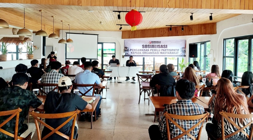 Undang Ormas, Bawaslu Minahasa Gelar Sosialisasi Pengawasan Pemilu Partisipatif