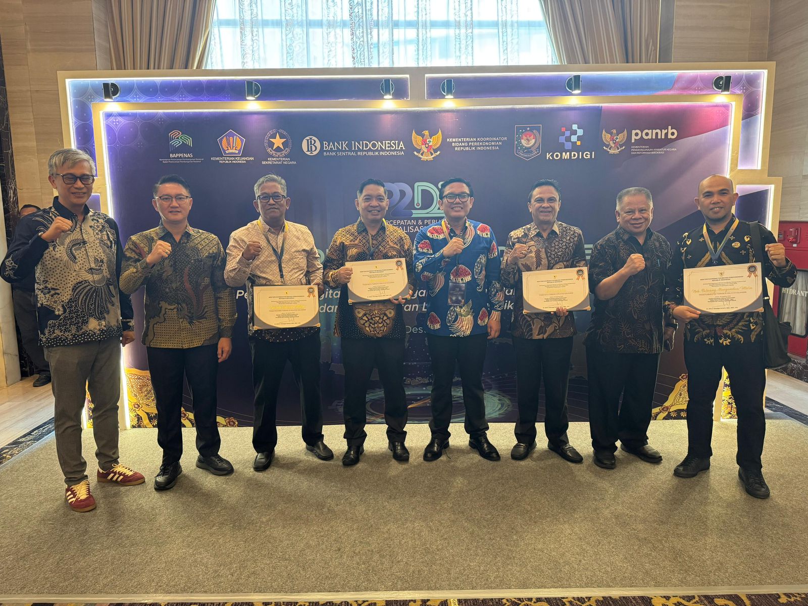 Tomohon Raih TP2DD Award Kota Terbaik Kedua Wilayah Sulawesi