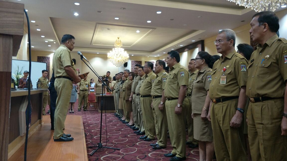 Dondokambey Lantik JWS Ketua Panitia Porprov Sulut 2017