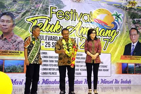 Buka Festival Teluk Amurang, Kementerian Pariwisata Apresiasi Pemda Minsel
