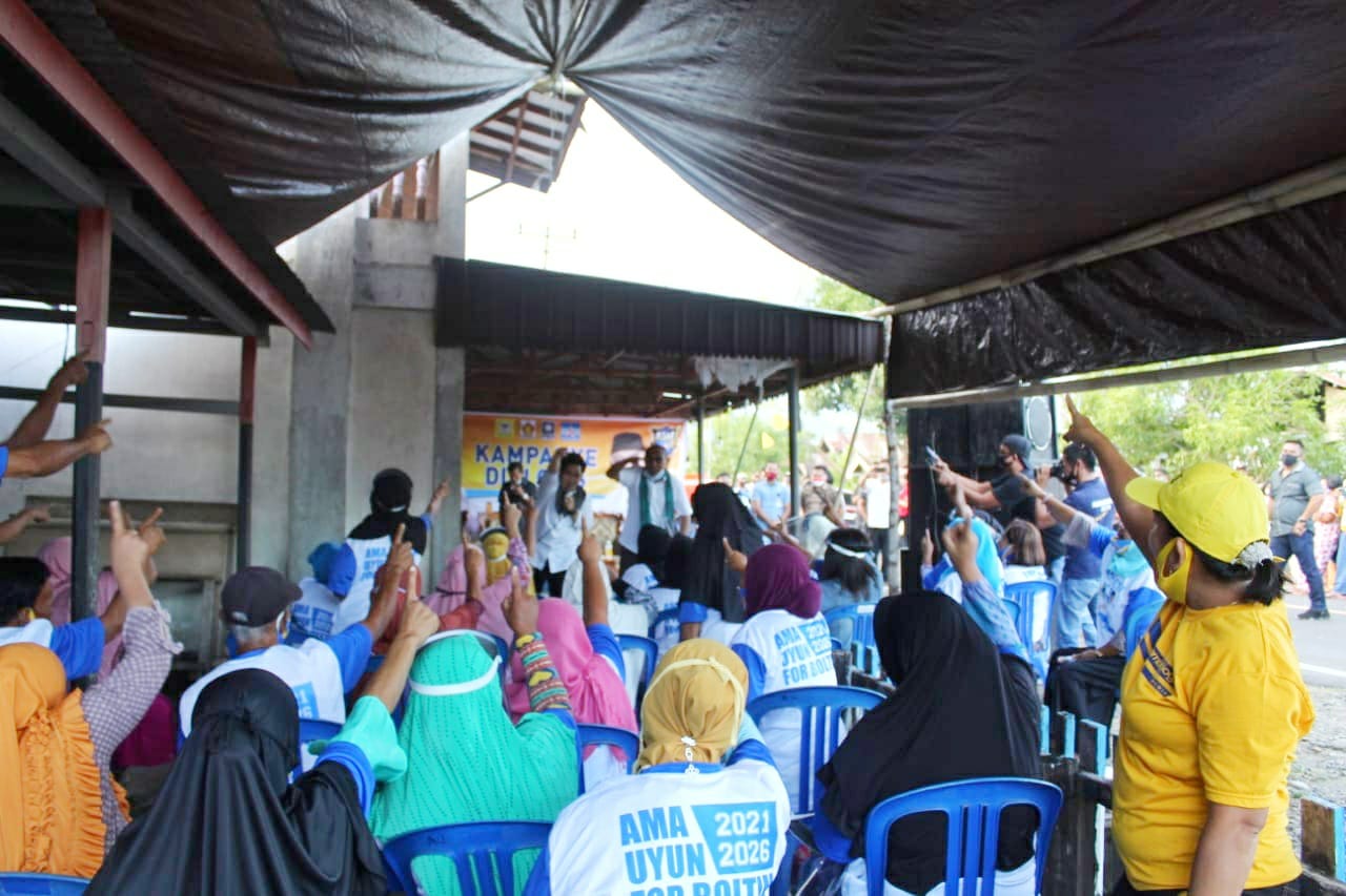 Kampanye Dialogis di Motongkad, Ama-UKP Tegaskan Komitmen Mengurus Rakyat