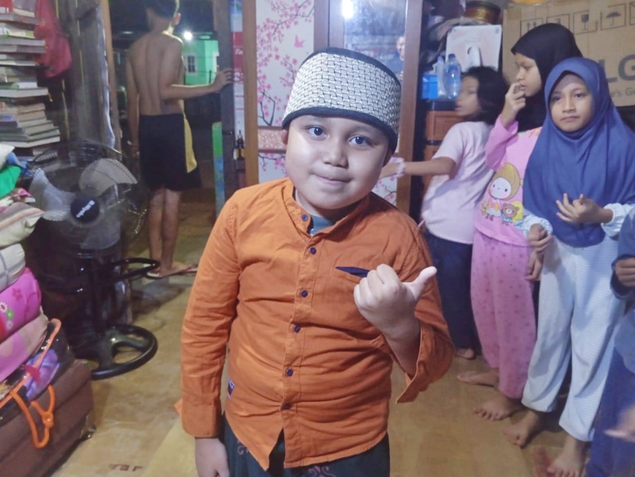 Rayakan HUT ke-10 Bersama Teman Pengajian, Rasya Tunjukkan Teladan Positif