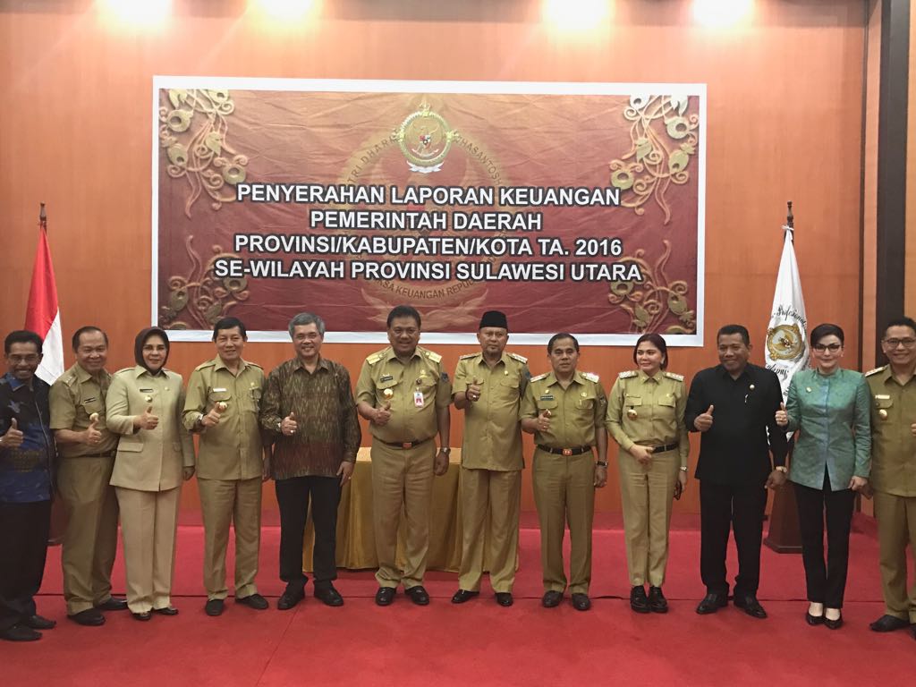 Sehan Serahkan LKPD ke BPK-RI