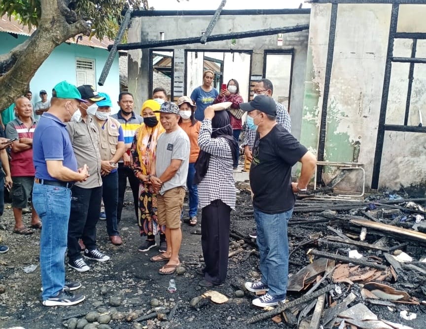Bupati Mamonto Pastikan Kembali Salurkan Bantuan Korban Kebakaran