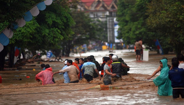 Cerianya Anak-anak Seusai Banjir Bandang