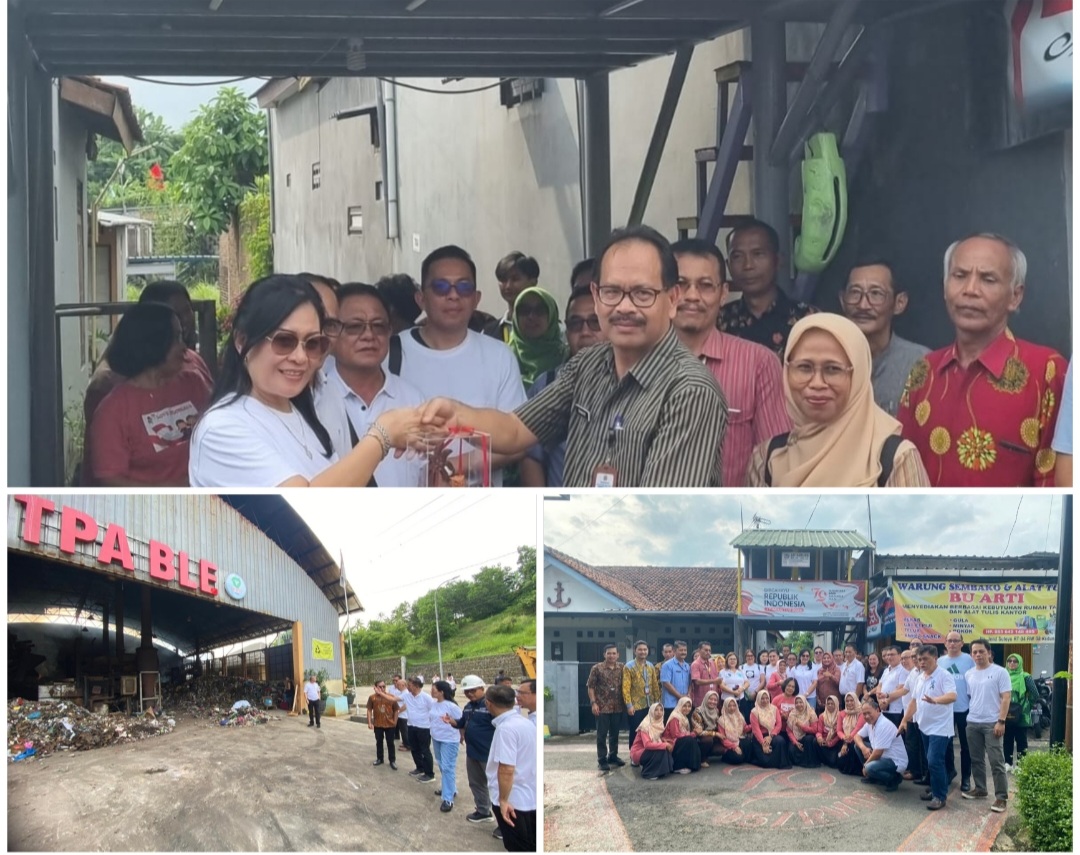 Sekda Watania Kunjungi Kampung Sadar Inflasi dan TPA Banyumas