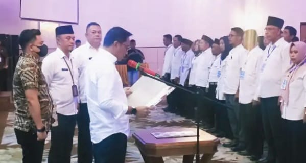 Bupati Sachrul Lantik Puluhan Anggota BPD 