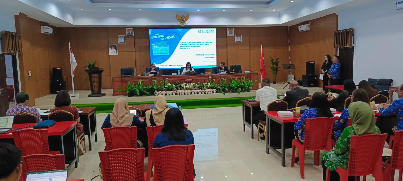 Sekda Watania Pimpin Rapat Bersama Pemangku Kepentingan dan BPJS Kesehatan Bahas Program JKN