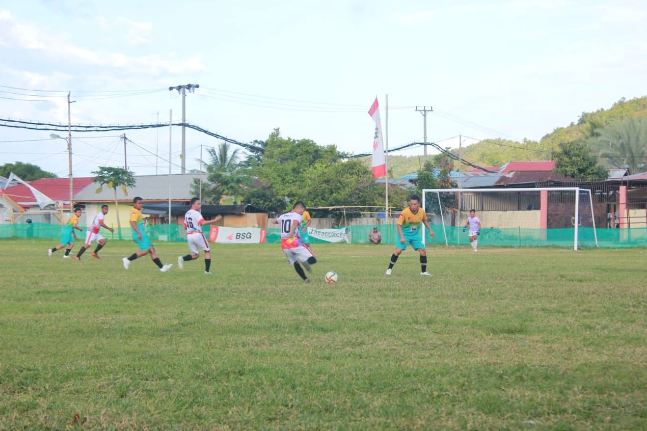 Bantai Kopi Korot FC Buyat, Banteng Muda Dominanga Masuk Putaran Kedua 