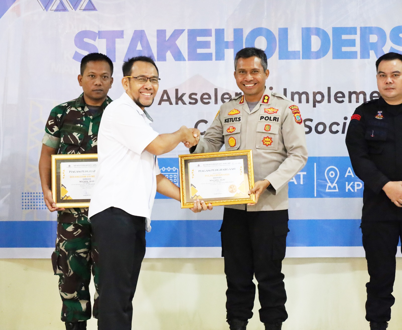 Kapolres Minahasa Berhasil Raih Peringkat Tiga Terbaik IKPA Semester 1 Tahun 2023