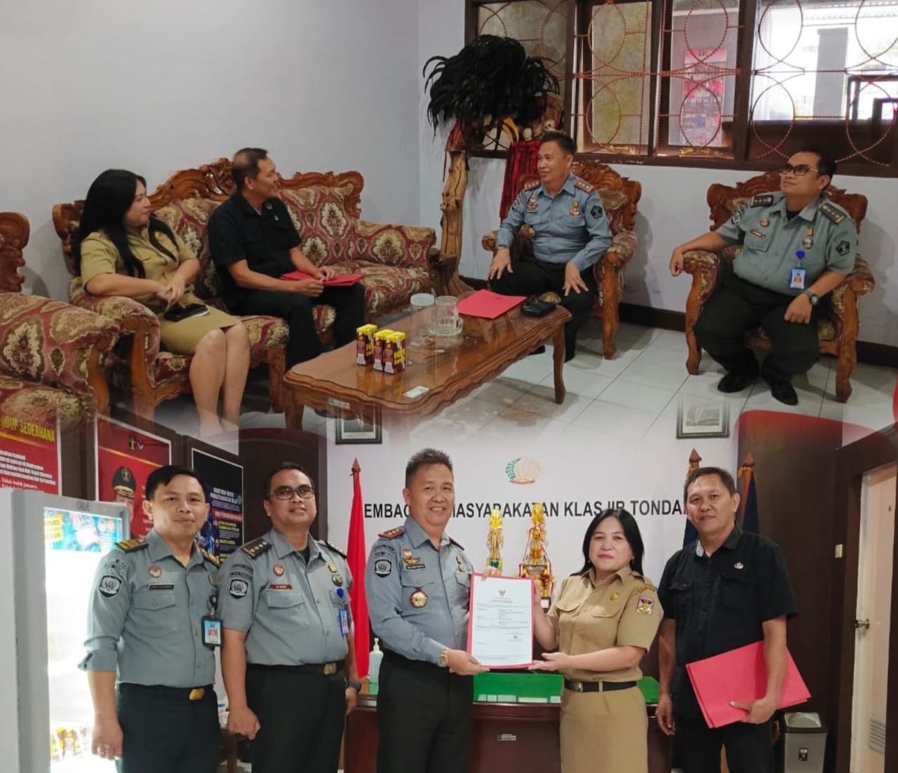 Lapas Tondano Resmi Kantongi Sertifikat Standar Izin Operasional Klinik Pratama