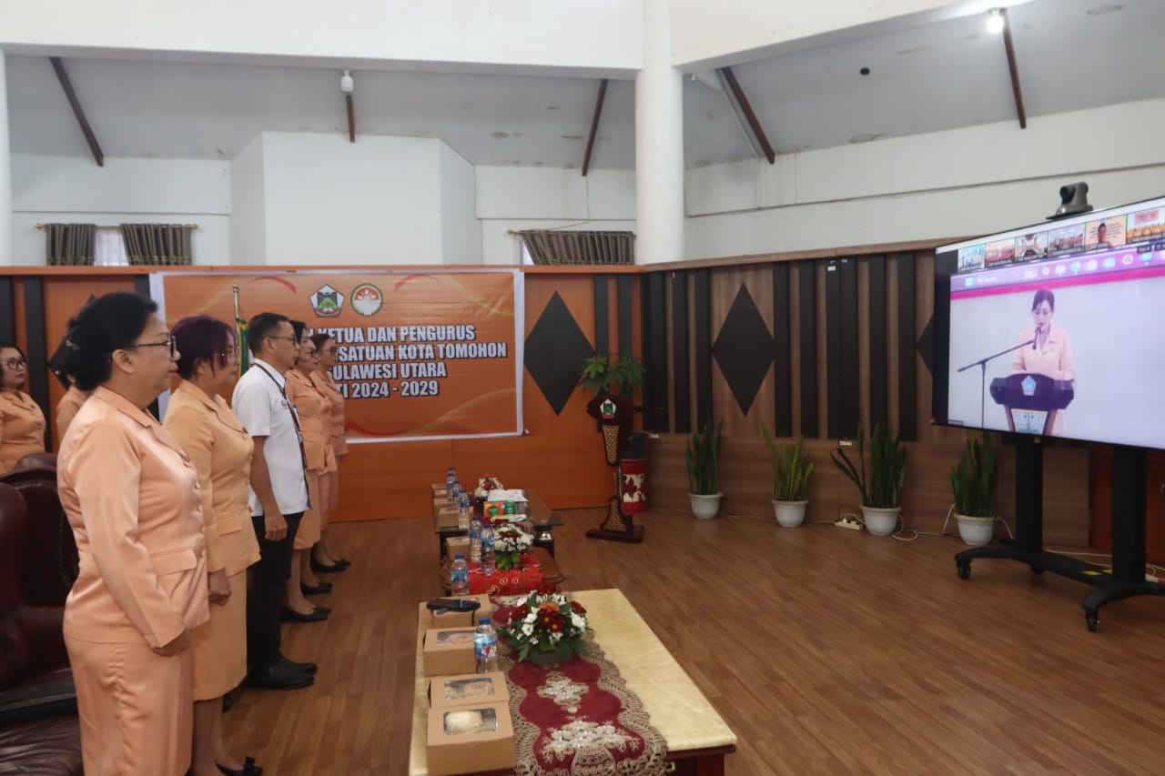 Pengurus DWP Tomohon 2025-2029 Dikukuhkan