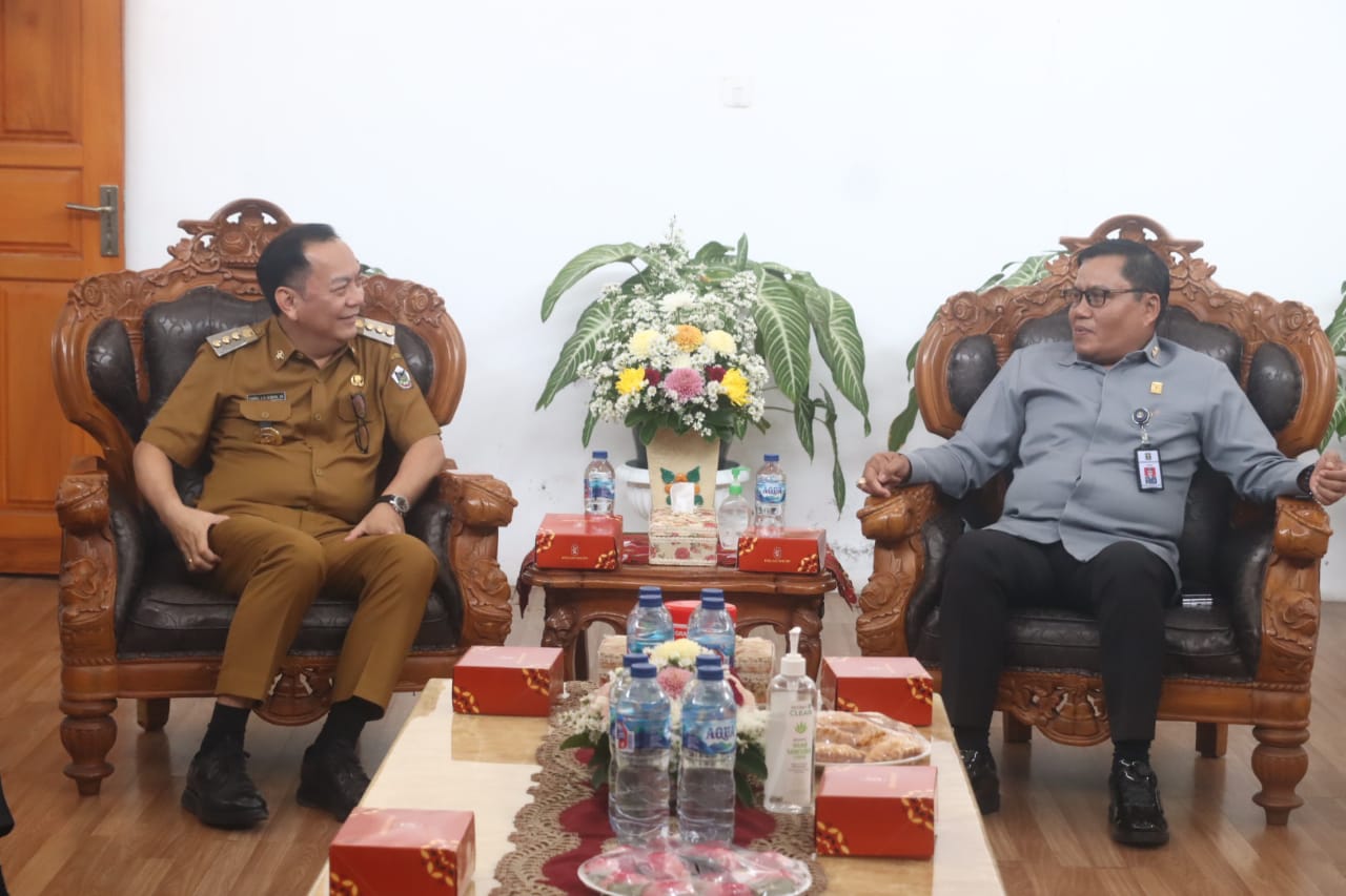 Caroll Senduk Terima Audiensi Kakanwil Kemenkum Sulut