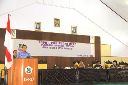 Berikut R-APBD Kota Tomohon yang Diajukan