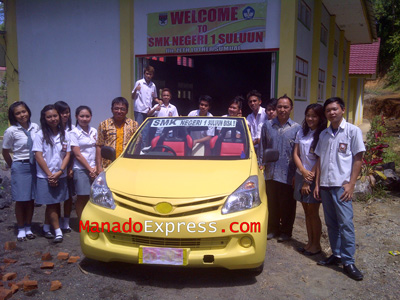 SMK Sulta Rakit Mobil Bekas Jadi Mobil Sport