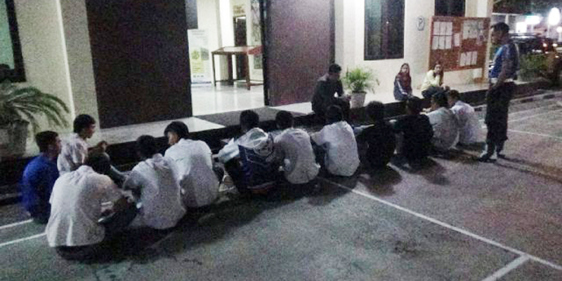 11 Siswa Terjaring Usai Pesta Miras