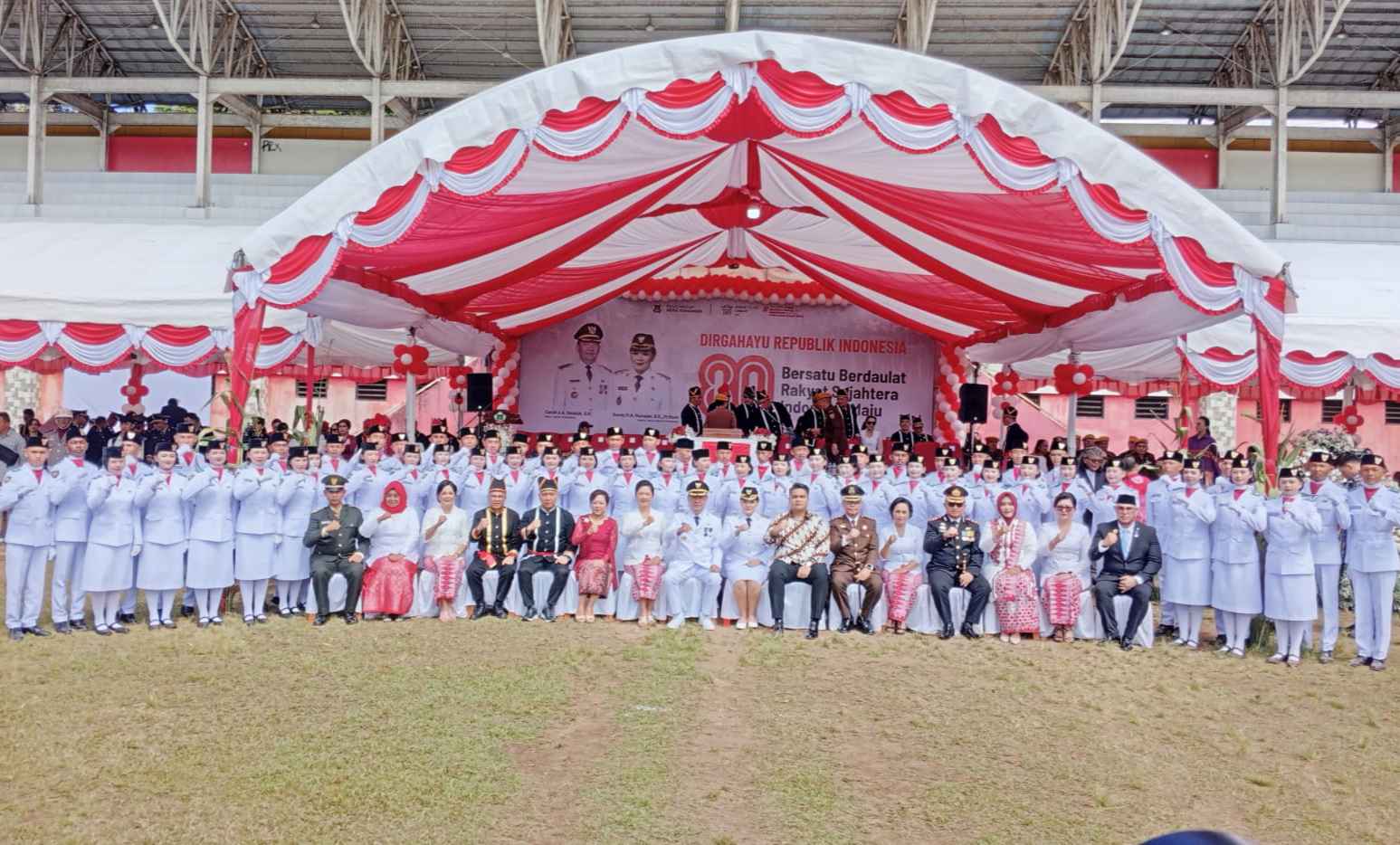 Caroll: Luar Biasa Penampilan Paskibraka Tomohon  2025