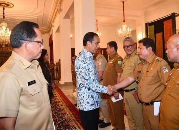 Pj Bupati Minahasa Jemmy Kumendong Ikut Rakor Bersama Presiden RI Joko Widodo