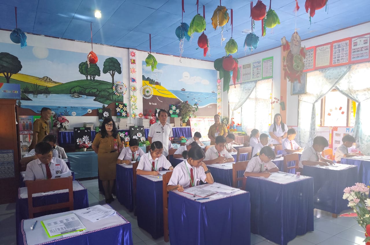 SD GMIM 1 Kakaskasen Optimis UAS Berjalan Mulus