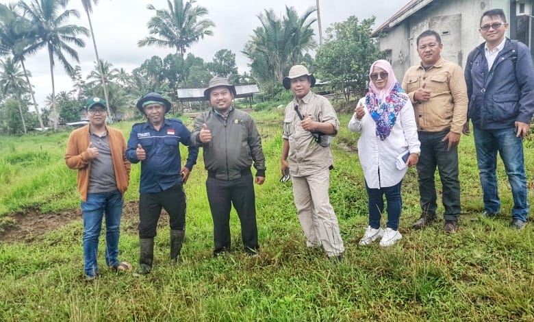 Distan Boltim Bersama BI Sulut Lakukan Bimbingan Kepada Petani 
