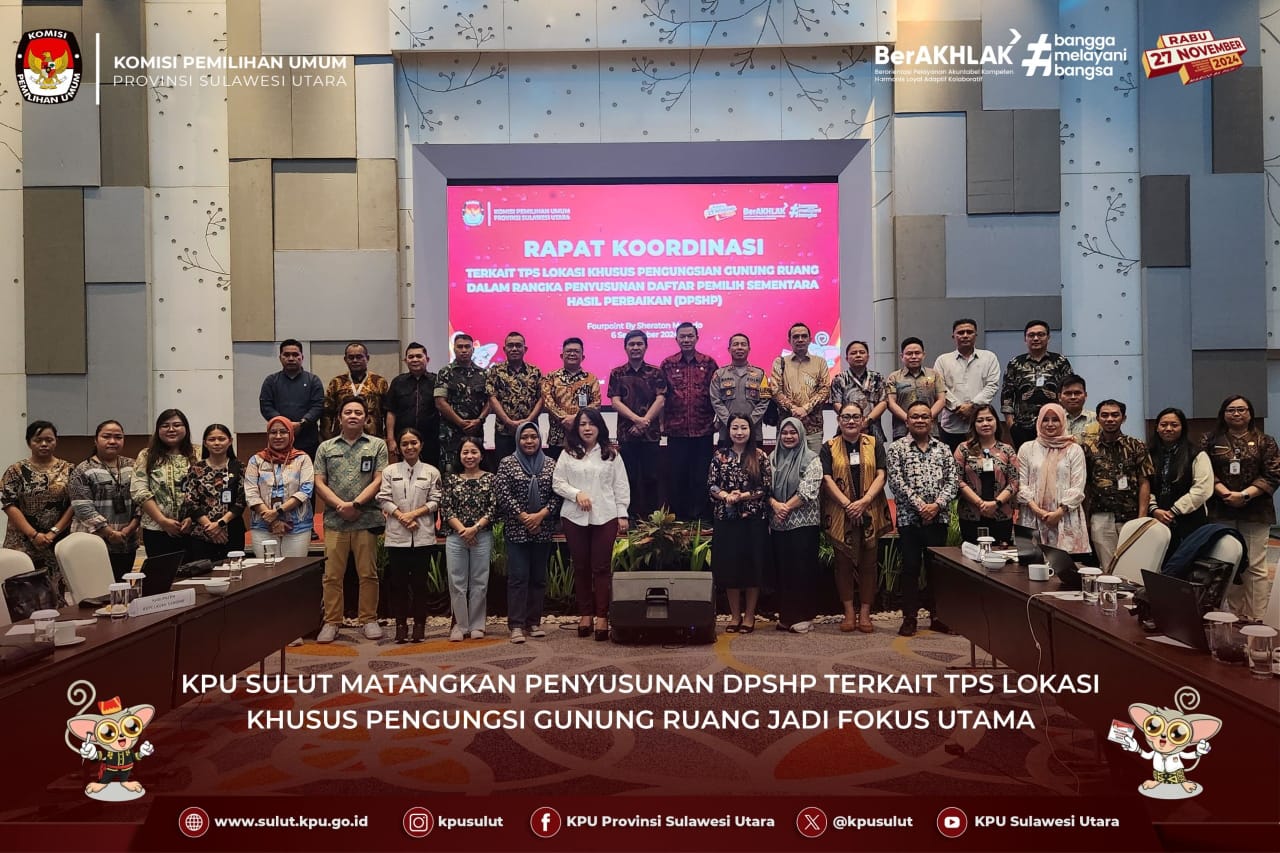 KPU Sulut Matangkan Penyusunan DPSHP