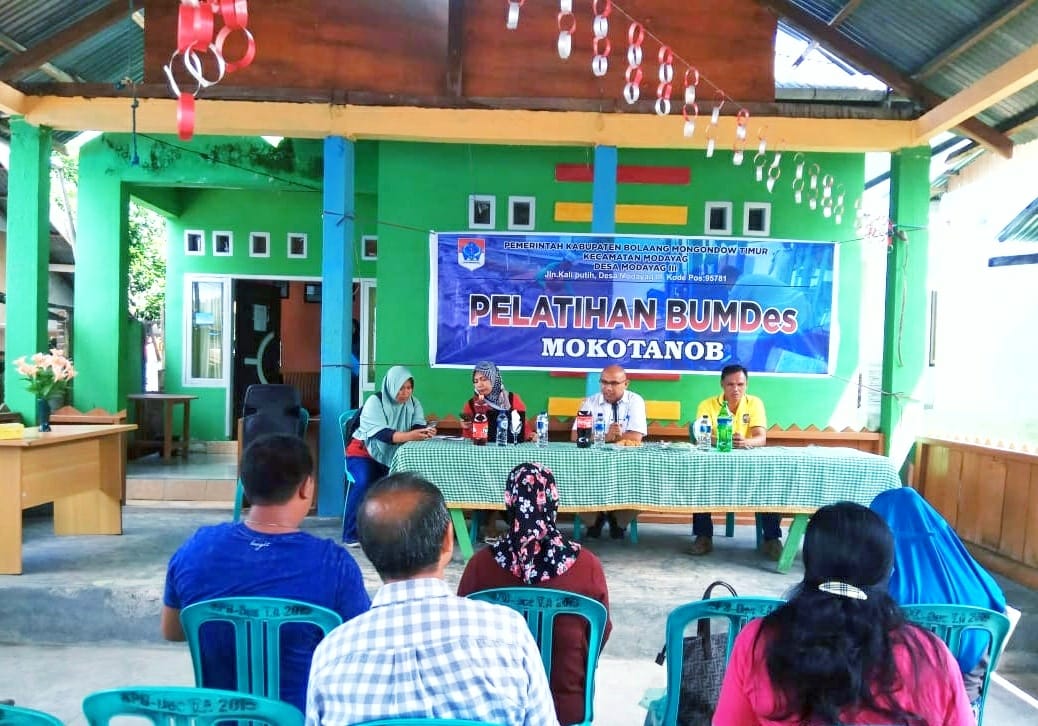 Dorong Kapasitas Pengurus, Bumdes Mokotanob Gelar Pelatihan