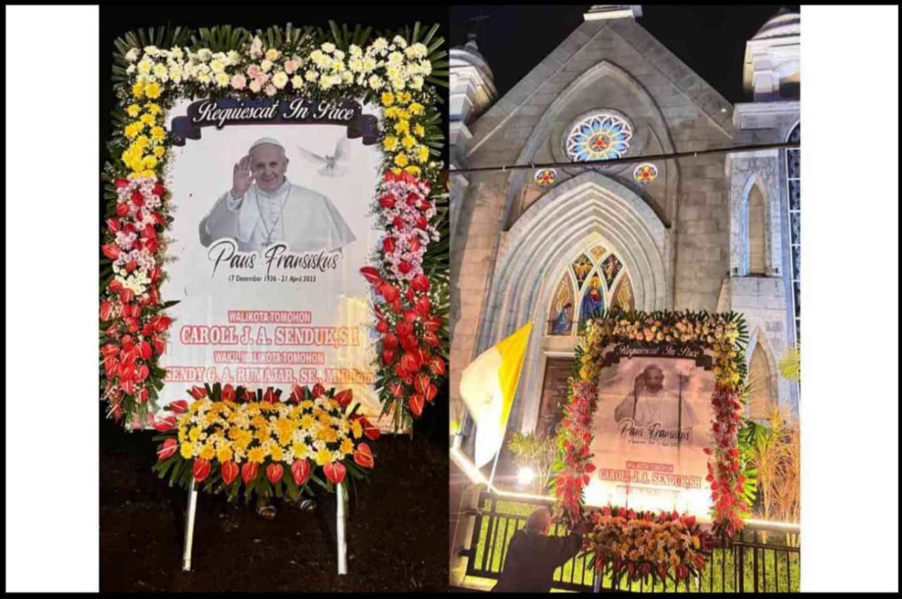 Paus Fransiskus Mangkat, Pemkot Tomohon Ungkap Rasa