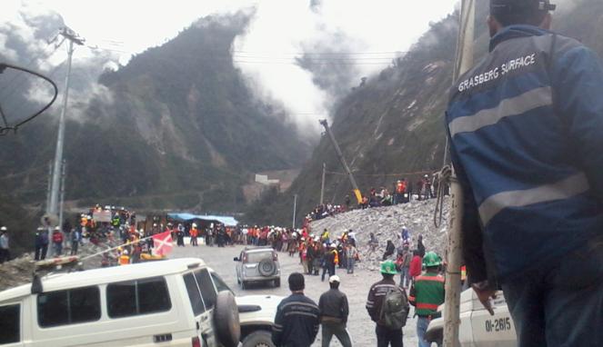 Polri Selidiki Longsor Freeport, Sengaja Atau Murni Celaka