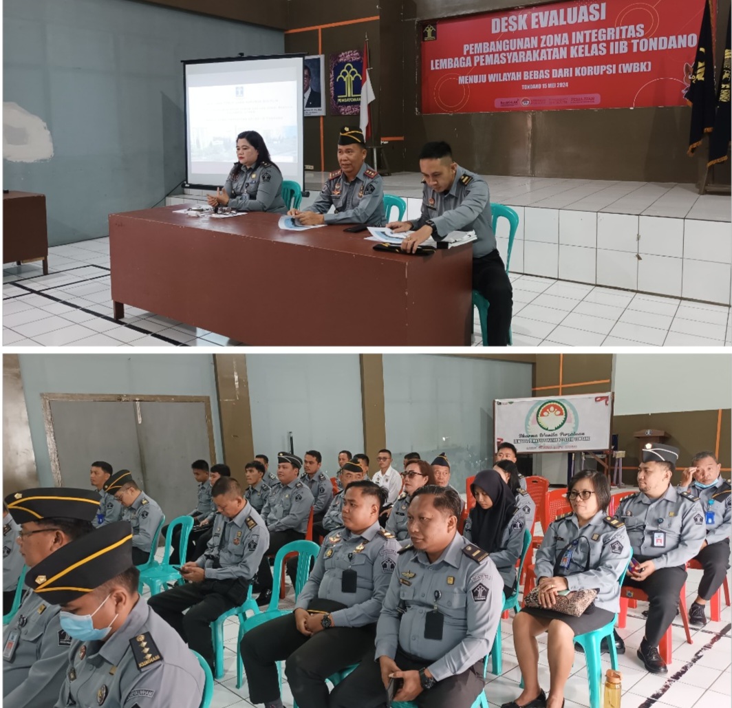 Lapas Tondano Gelar Sosialisasi Tata Cara Penjatuhan Hukuman Disiplin Bagi Pegawai