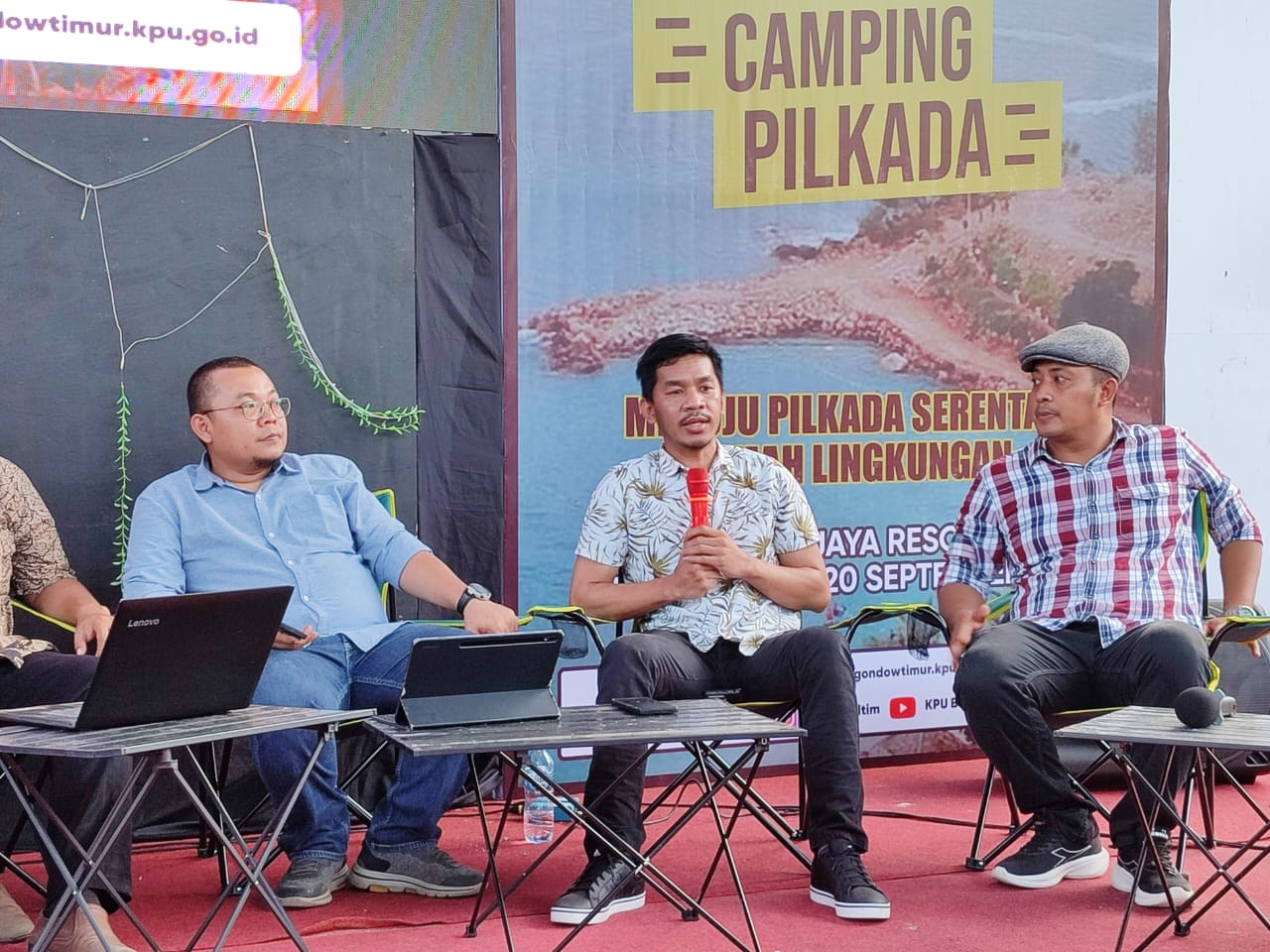 Camping Pilkada, KPU Boltim Gaungkan Ramah Lingkungan 