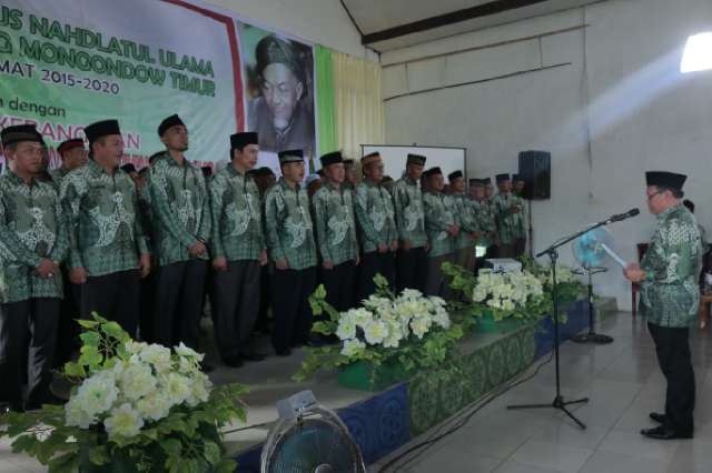 Pengurus NU Boltim 2015-2020 Resmi Dilantik