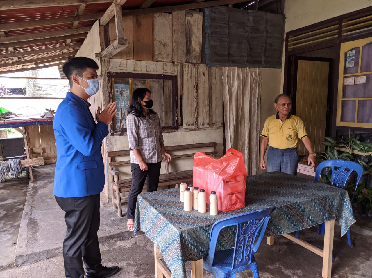 KNPI Tomohon Sentuh Warga Terdampak Covid-19, Senduk Berharap Pemuda Termotivasi
