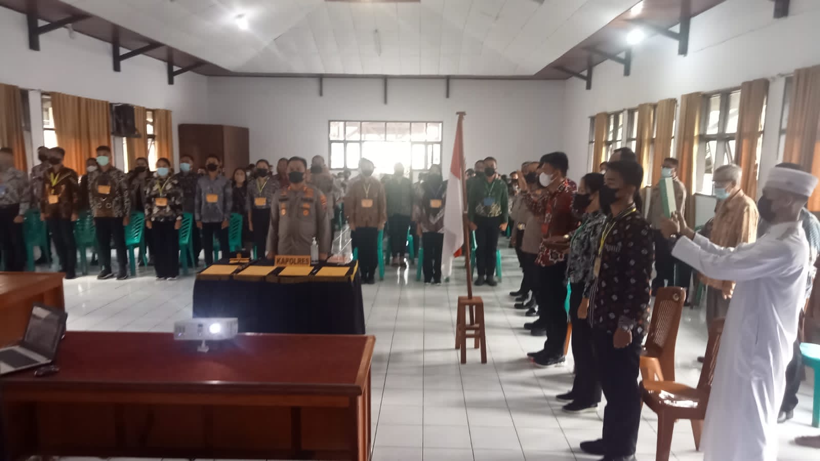 Cata Akpol Teken Pakta Integritas di Polres Minahasa