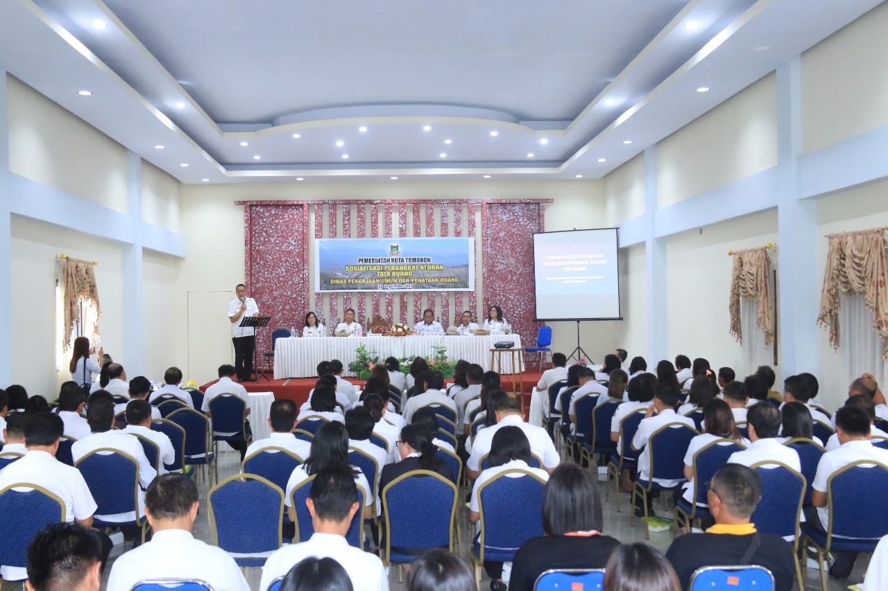 Pemkot Tomohon Sosialisasikan Perangkat Aturan Penataan Ruang Kota