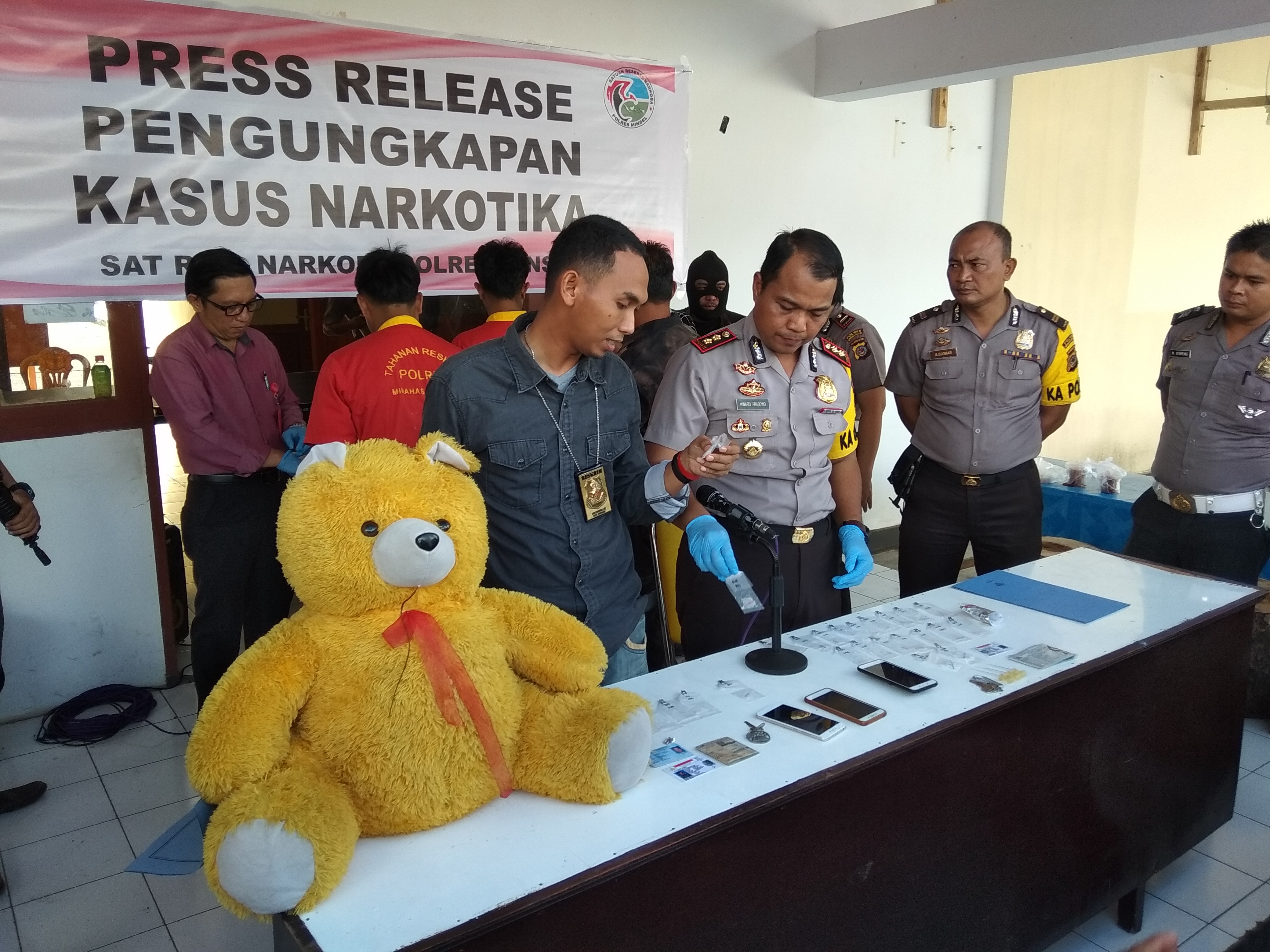 Polisi Tangkap Jaringan Pengedar Narkoba Lintas Provinsi Di Minsel
