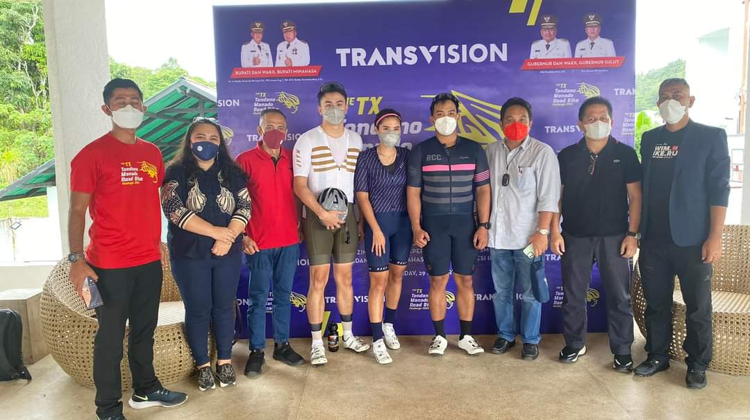 The TX Tondano Manado Road Bike Challenge 2021 Menghentak