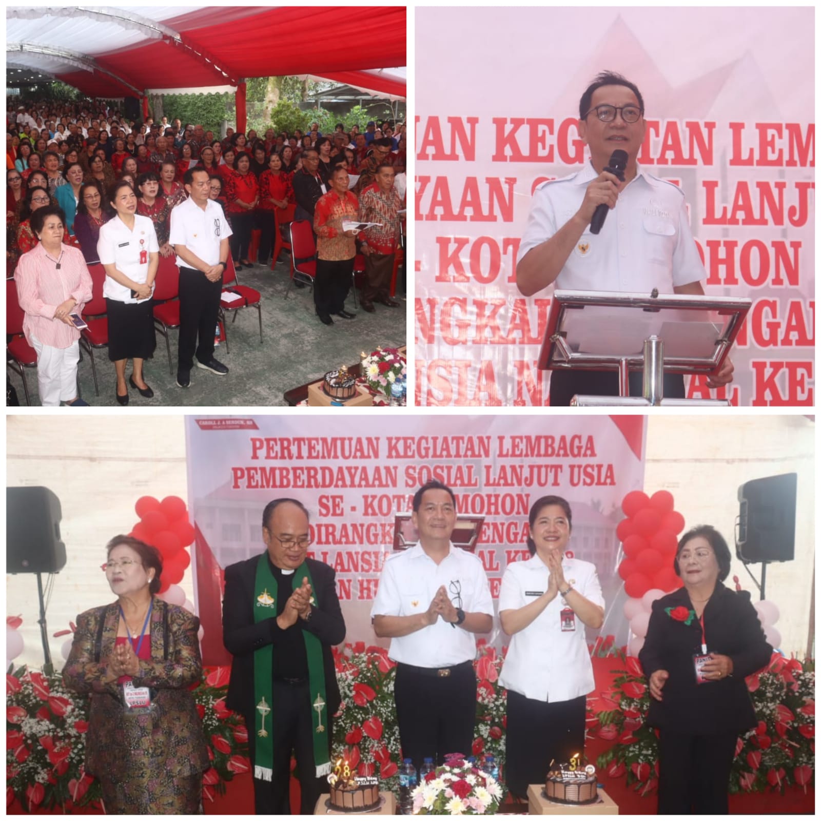 HUT LPSLU ke-3 Dipusatkan di Kediaman Walikota Tomohon