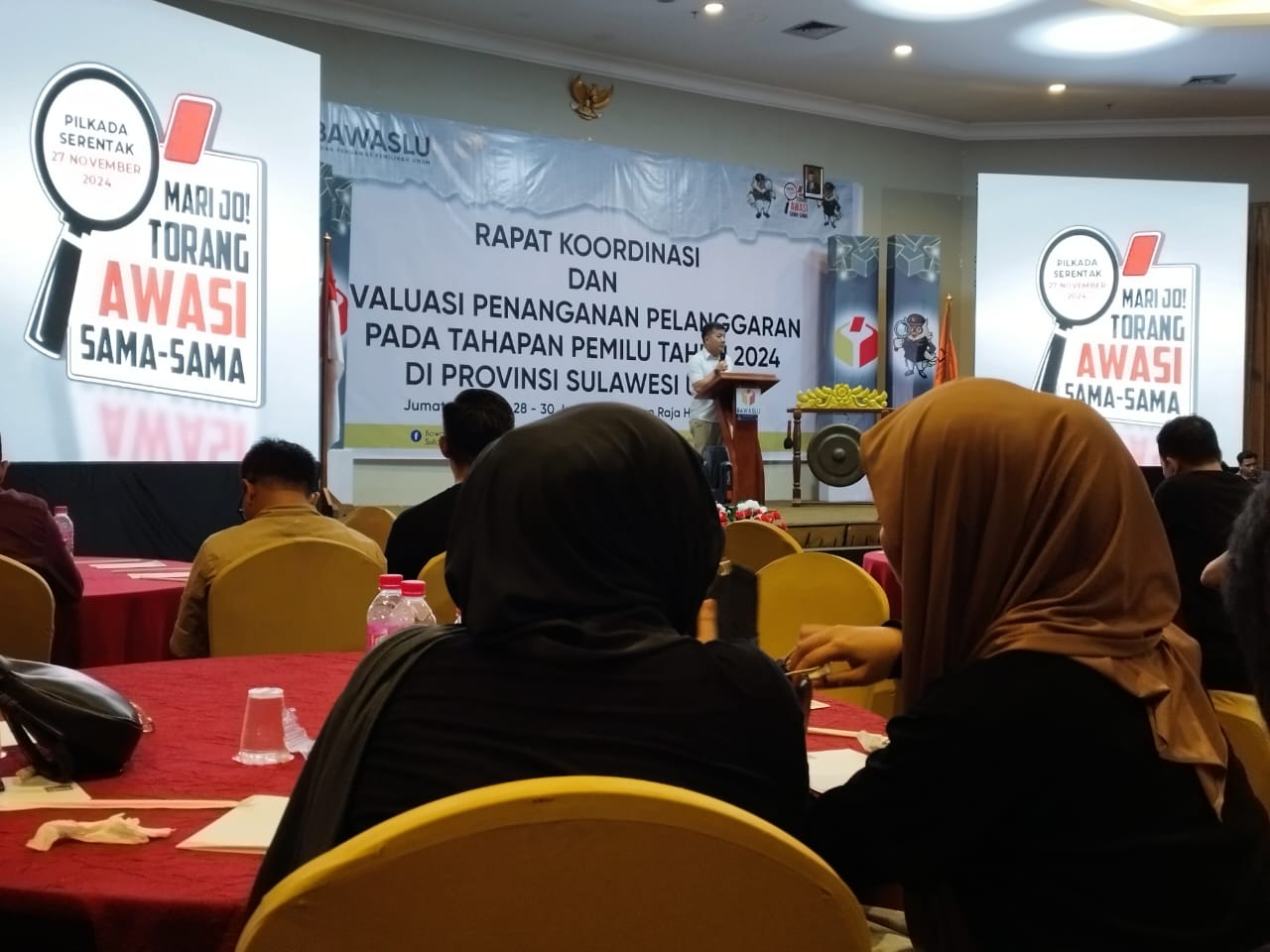 KPU Sulut Hadirkan 98 OKP, Poluan: OKP Sebagai Kontrol Sosial   