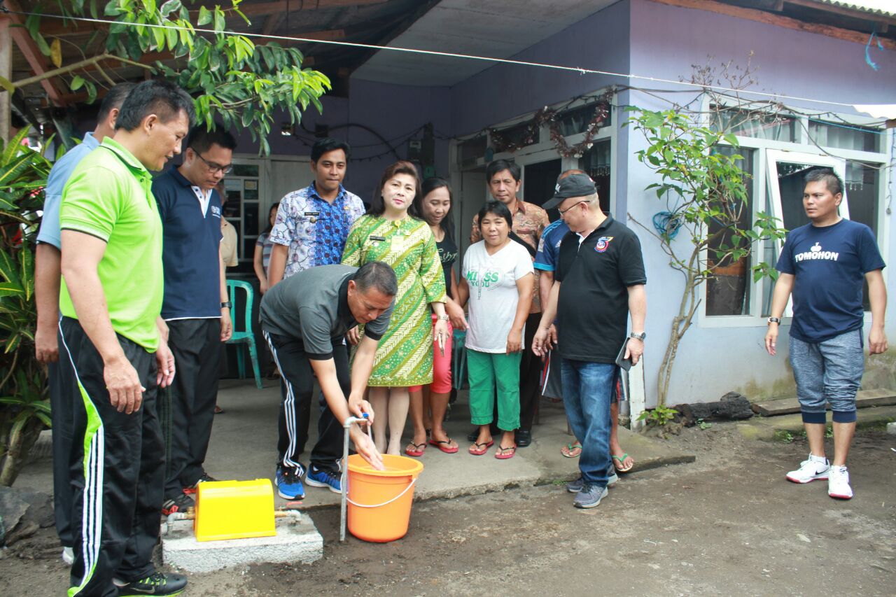 Launching Instalasi PDAM Gratis, Eman Apresiasi Kepemimpinan Gosal